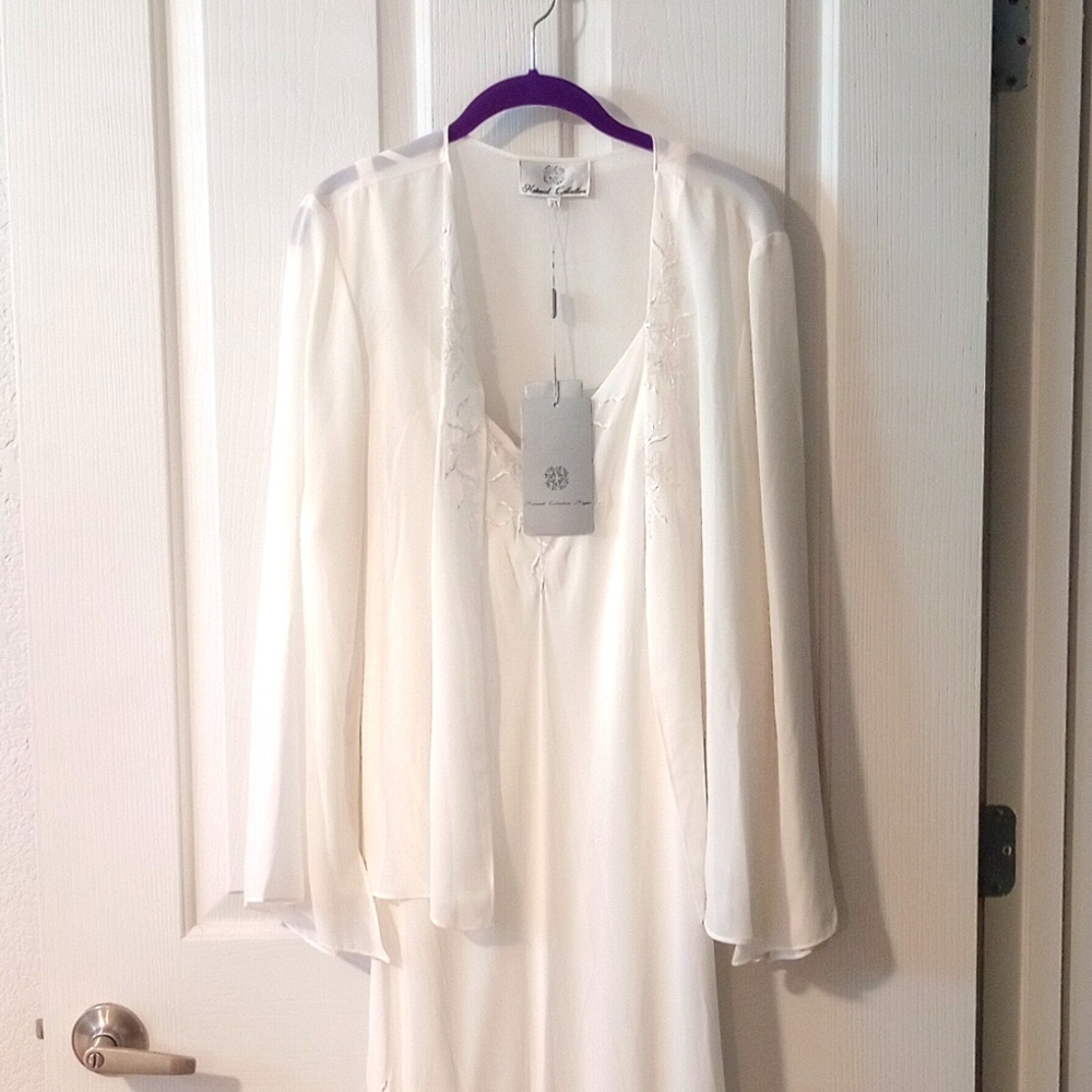 LUXURIOUS NATURAL COLLECTION DRESS & JACKET SZ 2X